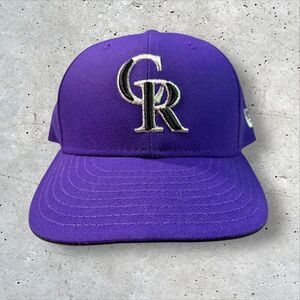 Colorado Rockies 59FIFTY New Era Low Profile Fitted Hat 7 Purple Official MLB